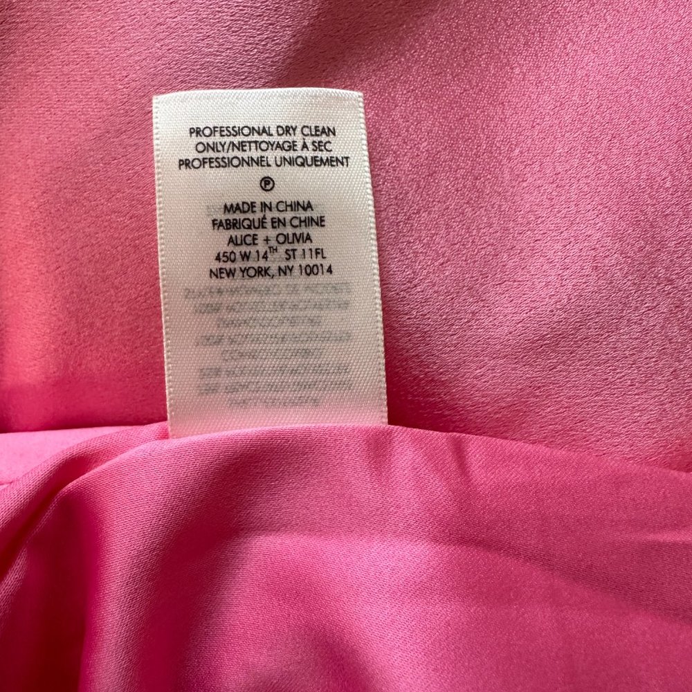 Alice + olivia denny notch button satin boyfriend blazer FINAL PRICE - Picture 7 of 9